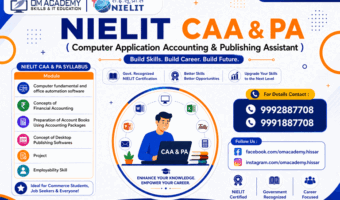 NIELIT Computer Application Accounting and Publishing Assistant
