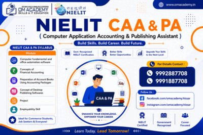 NIELIT Computer Application Accounting and Publishing Assistant