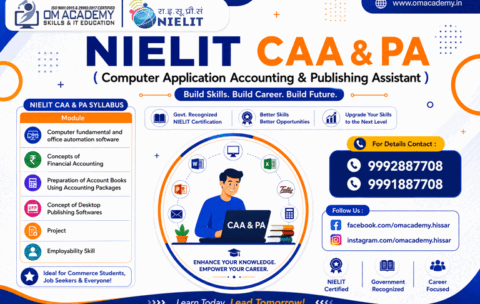 NIELIT Computer Application Accounting and Publishing Assistant