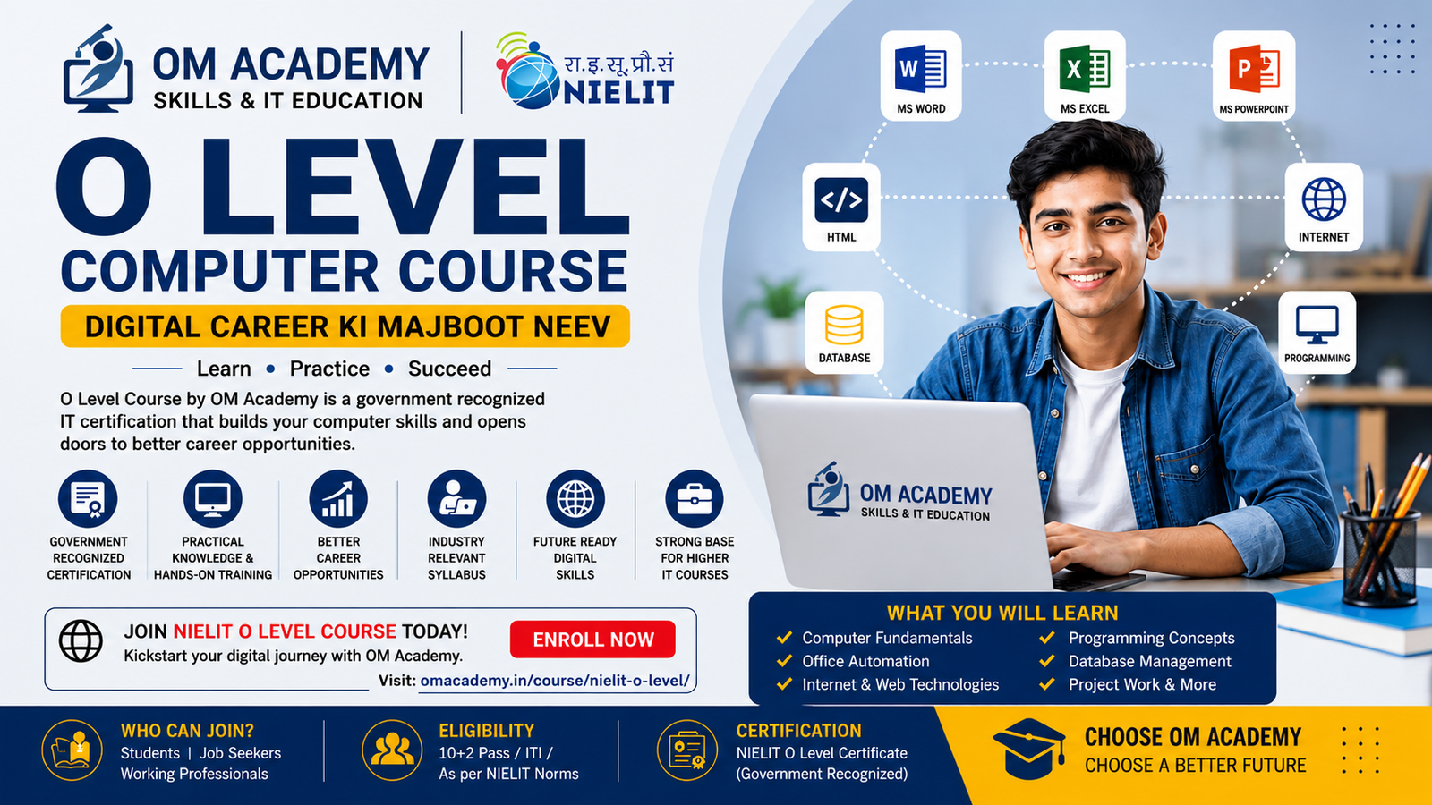 What is O Level Computer Course? Benefits & Career Scope | OM Academy